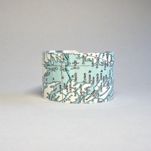 Chesapice Bay Karte Manschette Armband Virginia Maryland Delaware Einzigartige Hostess Geburtstag Geschenk Bootfahren