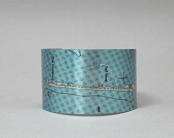 Armband mit Karte der Outer Banks, Vintage-Stil, Gastgeschenk