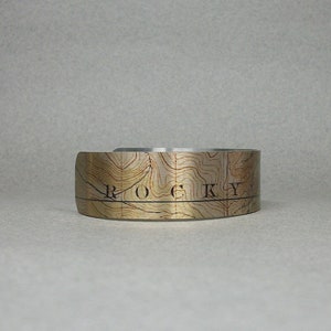 Rocky Mountain National Park Colorado Carte Brassard Bracelet Cadeau Unique pour Hommes ou Femmes