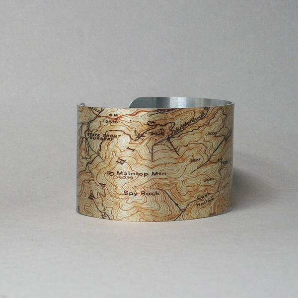 Spy Rock Virginia Cuff Bracelet Appalachian Trail Crabtree Falls The Priest Unique Hiking Gift for Men or Women