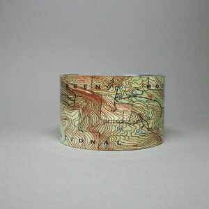 Green Mountain National Forest Vermont Karte Manschette Armband Einzigartige Wandern Camping Geschenk für Männer oder Frauen
