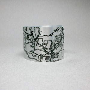 Rocky Mountain National Park Map Cuff Bracelet Colorado Estes Park Longs Peak Gift for Hiker image 4