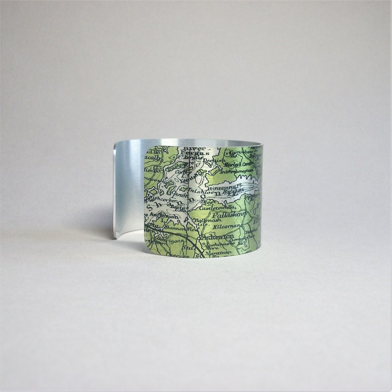 Limerick Ireland Map UK Cuff Bracelet Irish Unique Travel Gift image 3