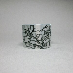 Rocky Mountain National Park Map Cuff Bracelet Colorado Estes Park Longs Peak Gift for Hiker image 2