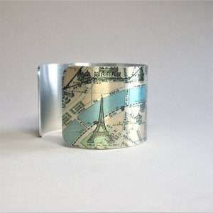 Paris Frankreich Karte Manschette Armband Einzigartiges Geschenk