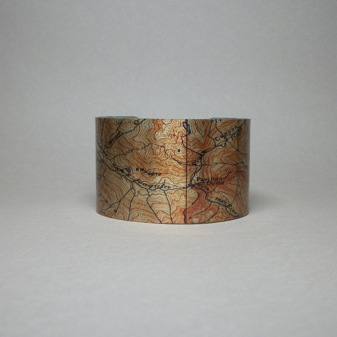 John Muir Trail Cuff Bracelet PCT Seneger Creek Blaney Meadows Piute ...