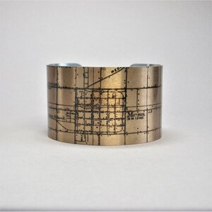 Bracelet Mesa carte de l'Arizona, cadeau unique pour homme ou femme