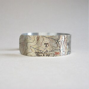 Tahoe National Forest Map Manschette Armband Einzigartiges Geschenk für Männer oder Frauen