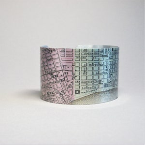 New Orleans Louisiana Map Bracelet NOLA Unique Gift for Men or Women