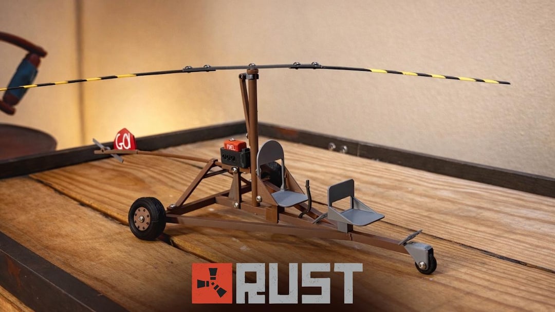 Rust Mini Coptor Rust Minicopter DIY Build Kit | Game-inspired Helicopter Prop ...