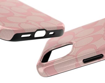 Pink Coach iPhone 15 Case: Tough Protective Phone Cover