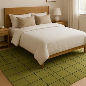 Modern Rug Hand-Tufted 100% Wool Handmade Area Rug Carpet for Home| Bedroom Rug| Living Room Rug| Kids Carpet