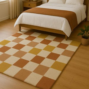 Modern Rug Hand-Tufted 100% Wool Handmade Area Rug Carpet for Home| Bedroom Rug| Living Room Rug| Kids Carpet