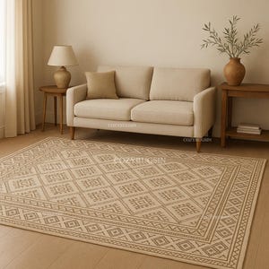 Modern Rug Hand-Tufted 100% Wool Handmade Area Rug Carpet for Home| Bedroom Rug| Living Room Rug| Kids Carpet