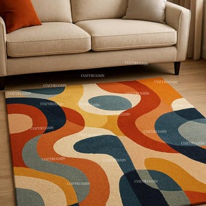 Colourful Rug Hand-Tufted 100% Wool Handmade Area Rug Carpet for Home| Bedroom Rug| Living Room Rug| Kids Carpet