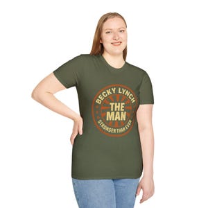Becky Lynch The Man Wrestling Shirt WWE Inspired Unisex Fan Streetwear Tee