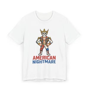 American Nightmare Cody Rhodes Cartoon Wrestling T-Shirt, Ready to Step into the Spotlight! WWE Inspired Tee for Fans of All Ages, Unisex