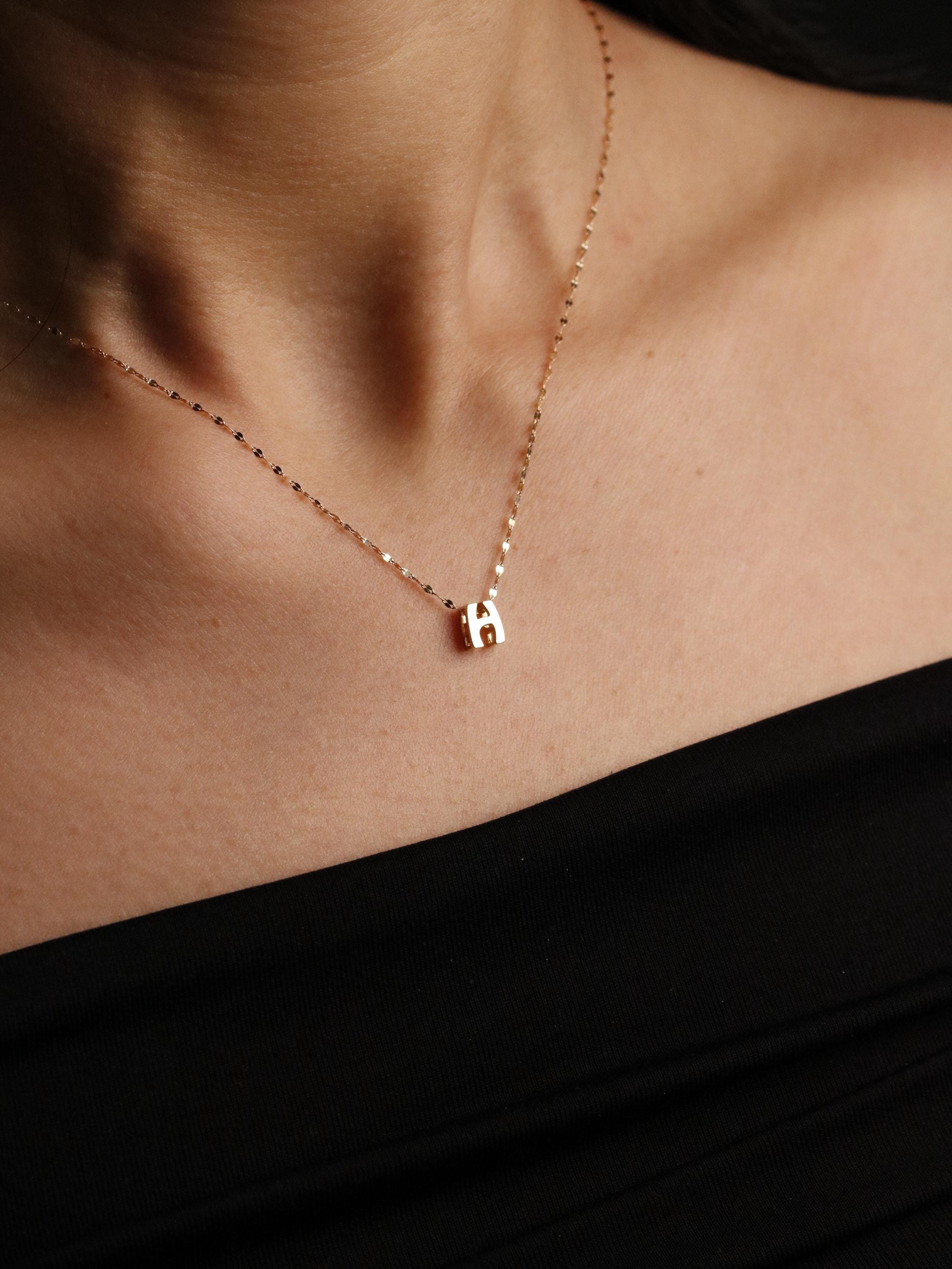 Sparkly H Necklace UK