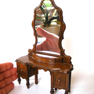Dressing table (Miniature furniture for dollhouses in 1:12 scale)