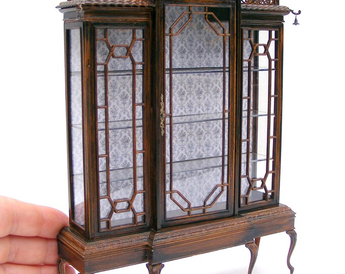 Kit Miniature Armoire Chippendale 1:12 (échelle 1 Pouce) - AA Mini Mundus - Bois - Neuf