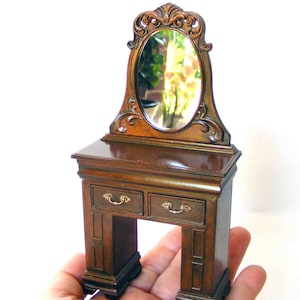 Dressing table (Miniature furniture for dollhouses in 1:12 scale)