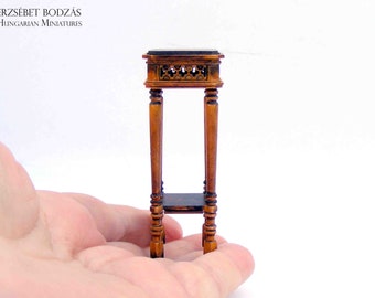 Pedestal (Miniature furniture for dollhouses in 1:12 scale)