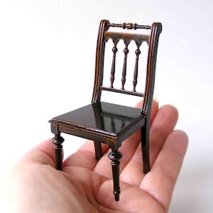 Chair (Miniature furniture for dollhouses in 1:12 scale)
