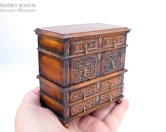 Chest of drawers (Miniature furniture for dollhouses in 1:12 scale)