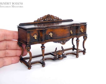 Sideboard (Miniature furniture for dollhouses in 1:12 scale)