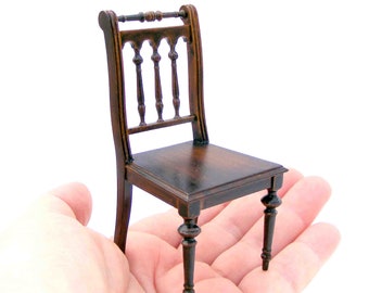 Chair (Miniature furniture for dollhouses in 1:12 scale)