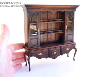 Kitchen dresser (Miniature furniture for dollhouses in 1:12 scale)