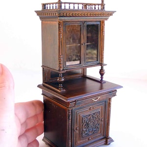 Buffet cabinet (Miniature furniture for dollhouses in 1:12 scale)