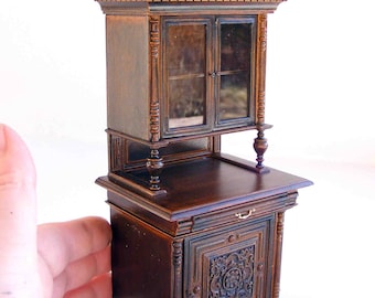 Buffet cabinet (Miniature furniture for dollhouses in 1:12 scale)