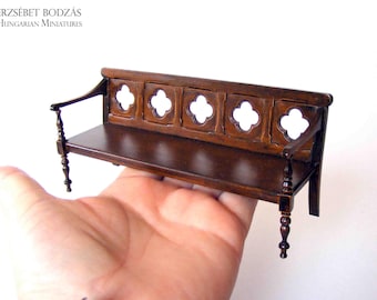 Panca da ingresso (Mobili in miniatura per case delle bambole in scala 1:12)