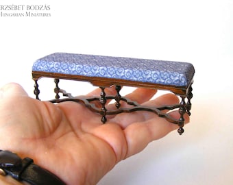 Panca da ingresso (Mobili in miniatura per case delle bambole in scala 1:12)