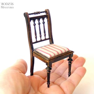 Chair (Miniature furniture for dollhouses in 1:12 scale)