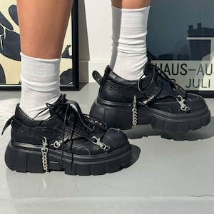 Leather boots for women, black genuine leather, Unique autohors work, Gift for her