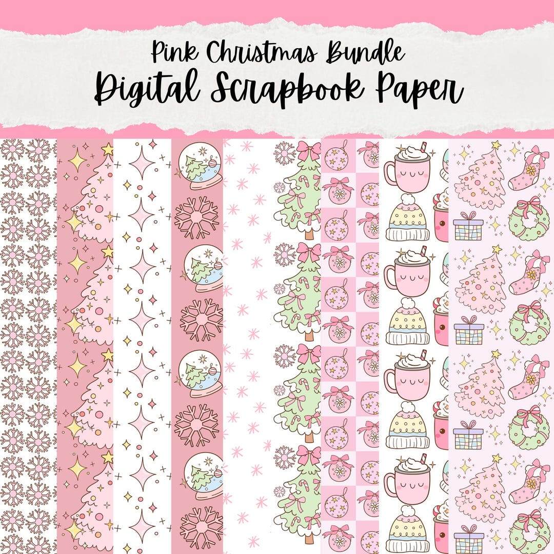 Digital Patterned Paper Digital Scrapbook Paper, Digital Paper, Printable Paper, Patterned ...