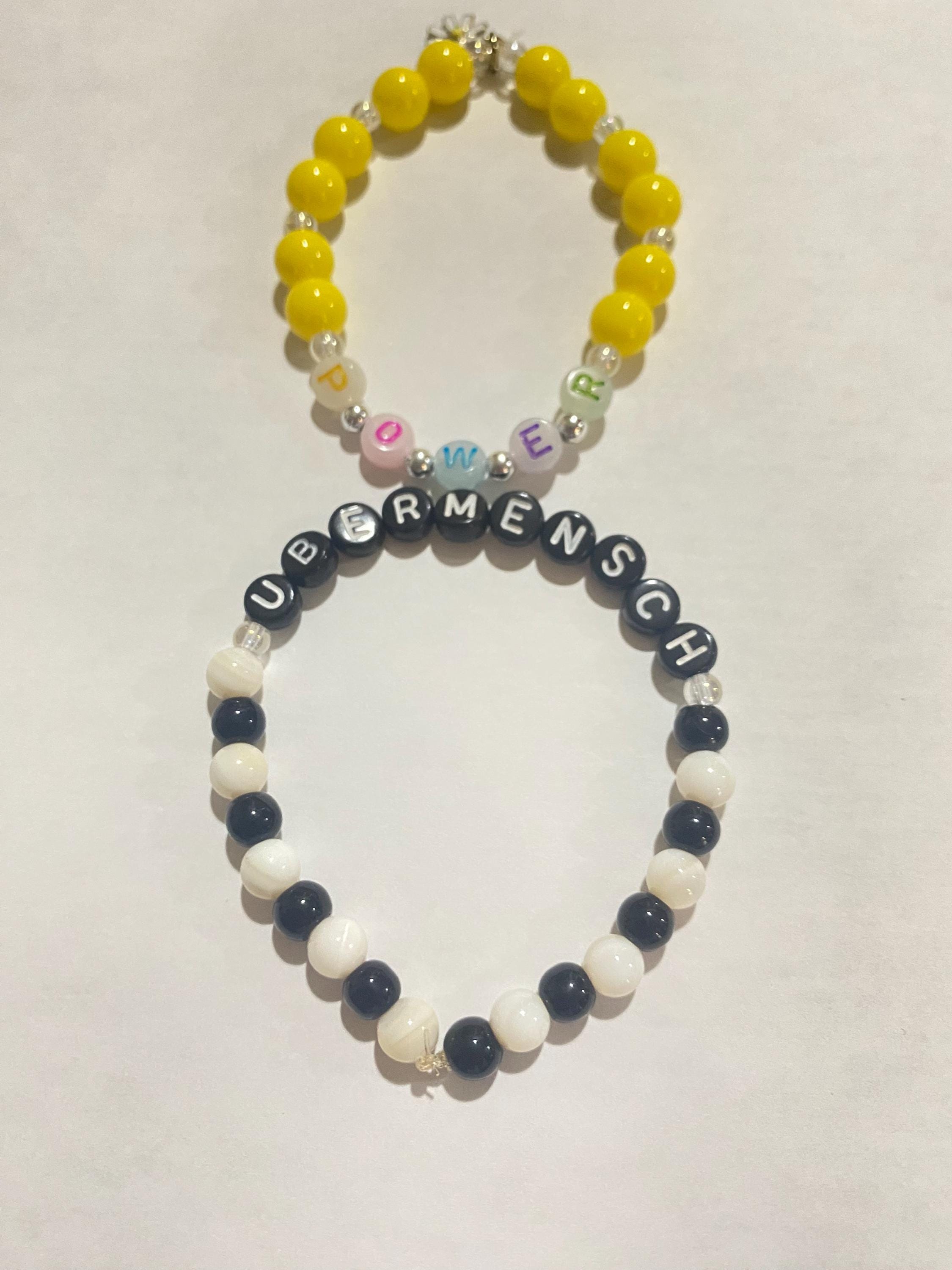 ●大人気【G-DRAGON】Ubermensch Thread Bracelet Black BIGBANG G-dragon New Album Übermensch Theme Necklace