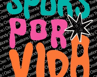 Spurs Por Vida PNG, Retro San Antonio Spurs Graphic, Go Spurs Go, GSG, San Antonio