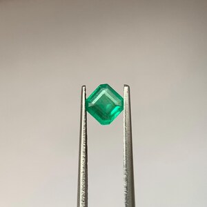 Natural Zambian Emerald – 0.70 Carats (Square Cut)