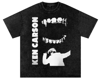 Ken Carson Oversize Washed Garment Dye Graphic T Shirt