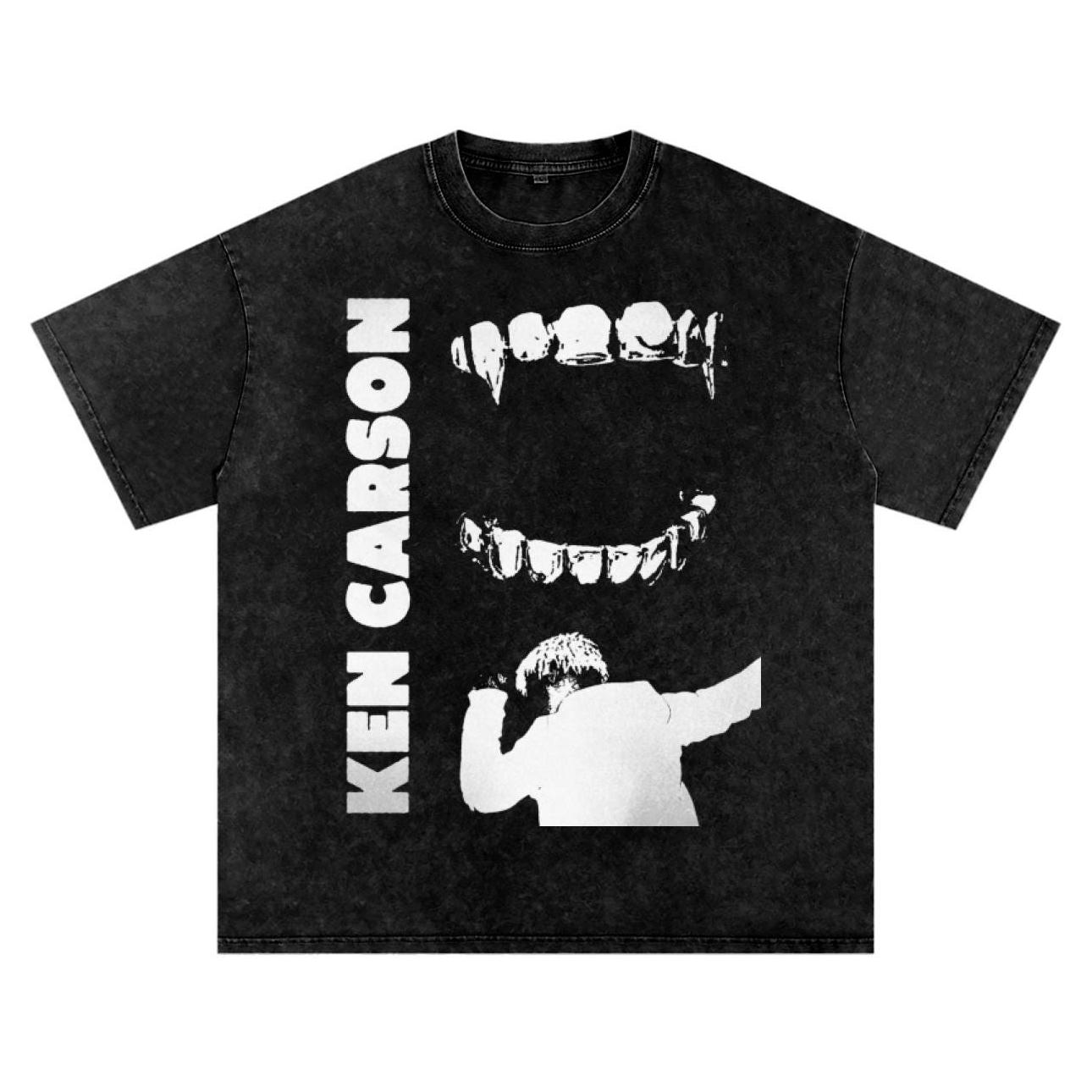 Ken Carson Oversize Washed Garment Dye Graphic T Shirt - Etsy