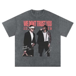 Future & Metro Boomin &quot; We Dont Trust You &quot; Oversize Washed T Shirt 1.2