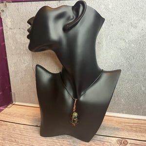 Green Jasper Pendant Necklace