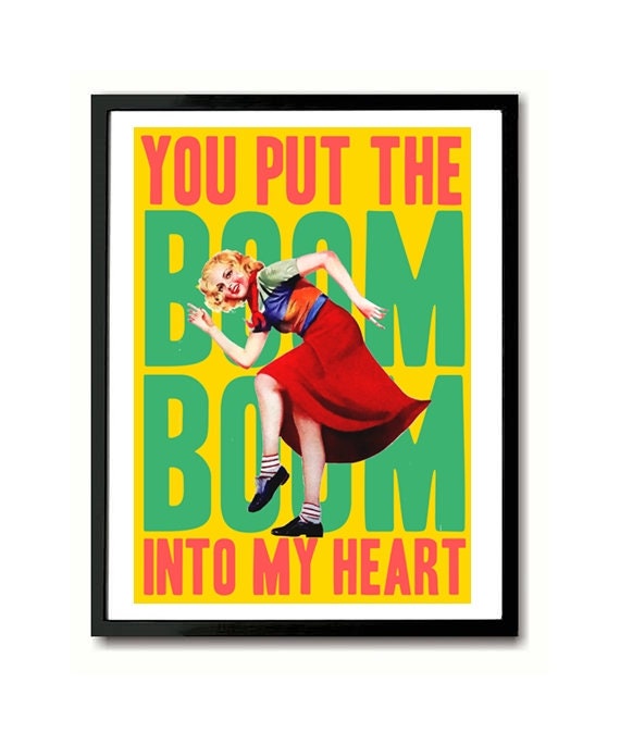 Wake Me Up Before You Go Go Wham Lyric Inspired Art Print Etsy Wake Me Up Before You Go Go Wham Lyric Inspired Art Print Etsy