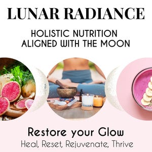 Holistic Moon Cycle Nutrition. Complete Digital Bundle. Digital Meal Plan for Hormone Health, Fat Loss, Skin Health, Gut Health, Instant PDF