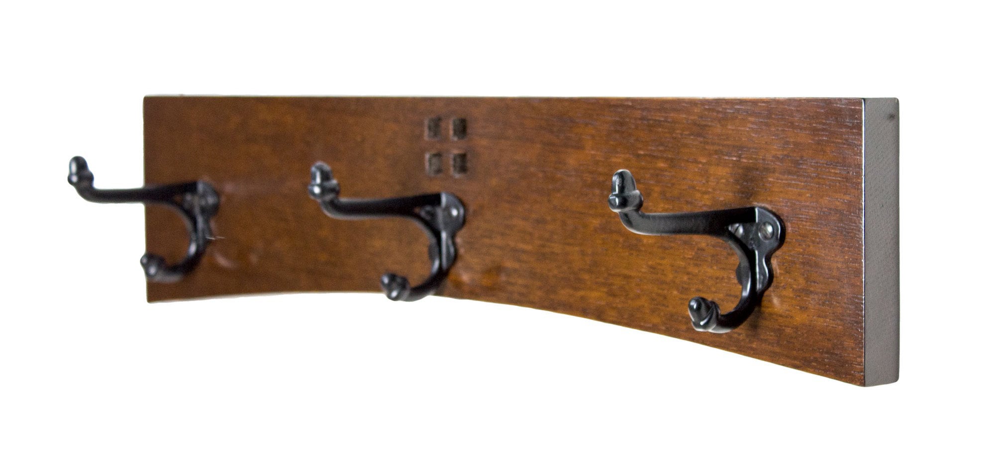Mission Style Coat Rack 18 Inch 3 Cast Iron Hook in Etsy