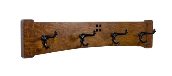 Mission style coat sale hooks