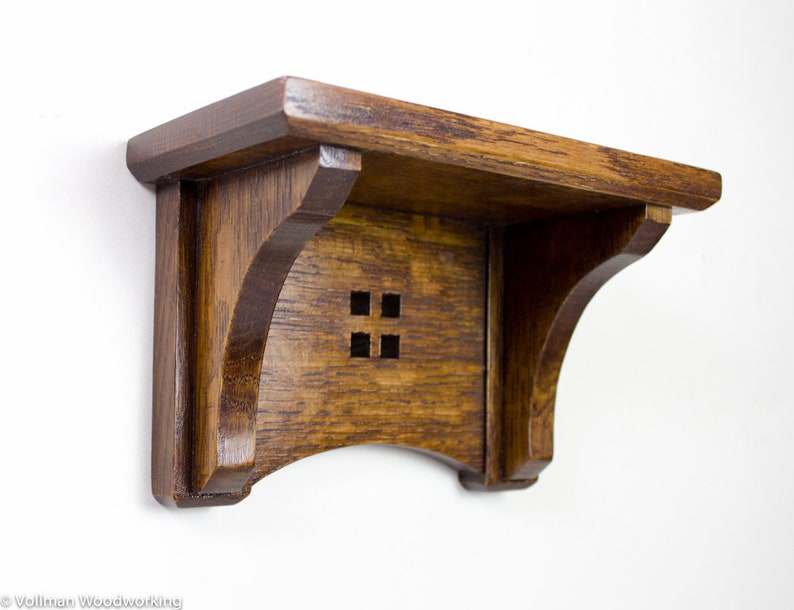 Arts and Crafts Wall Sconce Shelf Etsy